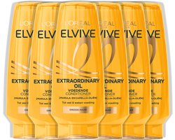 L’Oréal Paris Elvive Extraordinary Oil Conditioner - Voor droog haar - Met marula- en camelia-olie - 6x200 ml