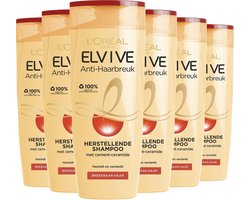 L’Oréal Paris Elvive Anti Haarbreuk Shampoo Voordeelverpakking - 6 x 250ml