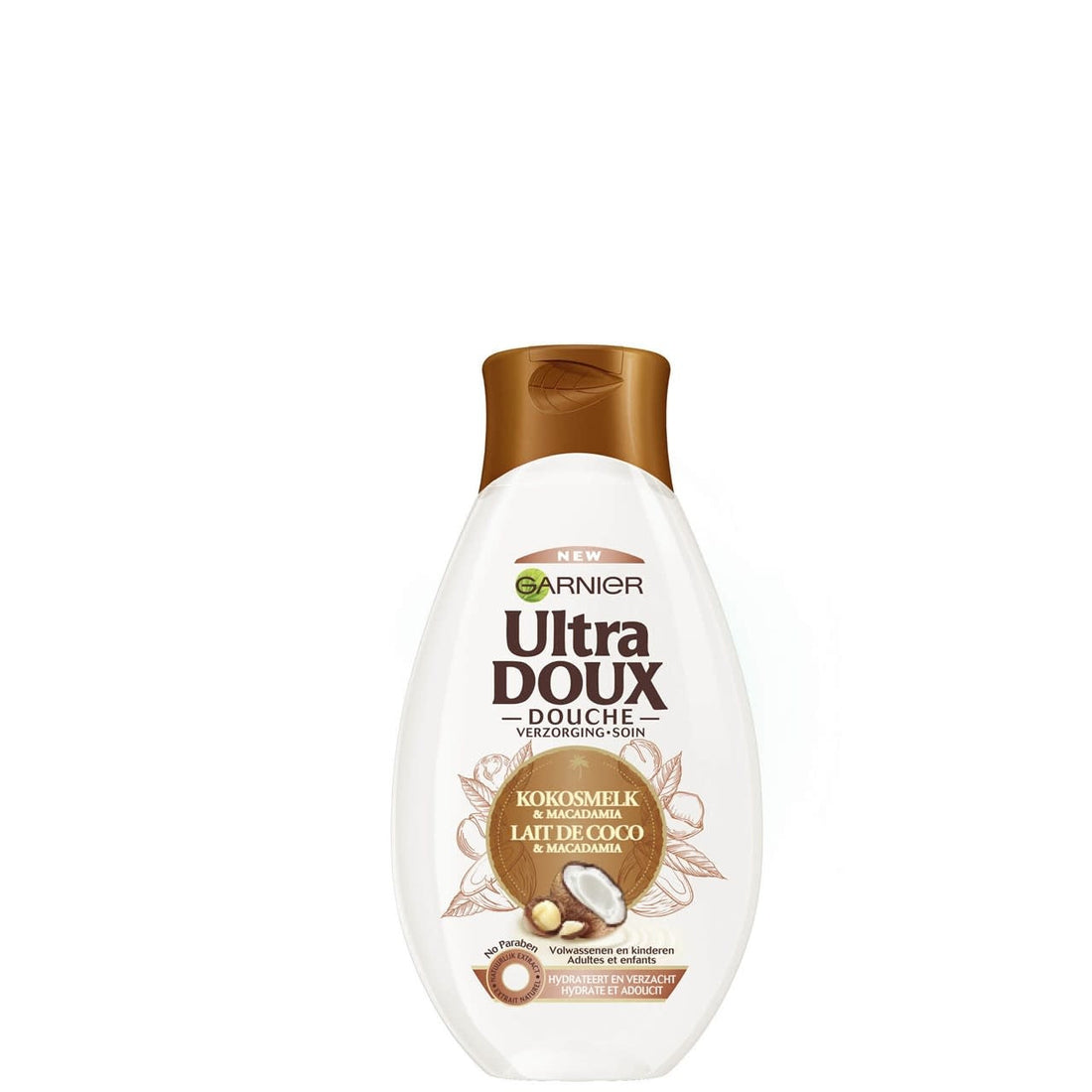 Garnier Ultra Doux - Douchegel - Kokosmelk & Macadamia - 500ml