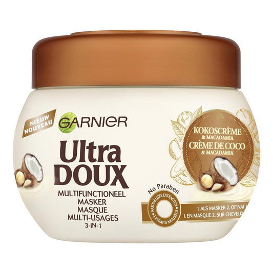 Garnier Ultra Doux - Haarmasker - Kokoscreme & Macadamia - 300ml