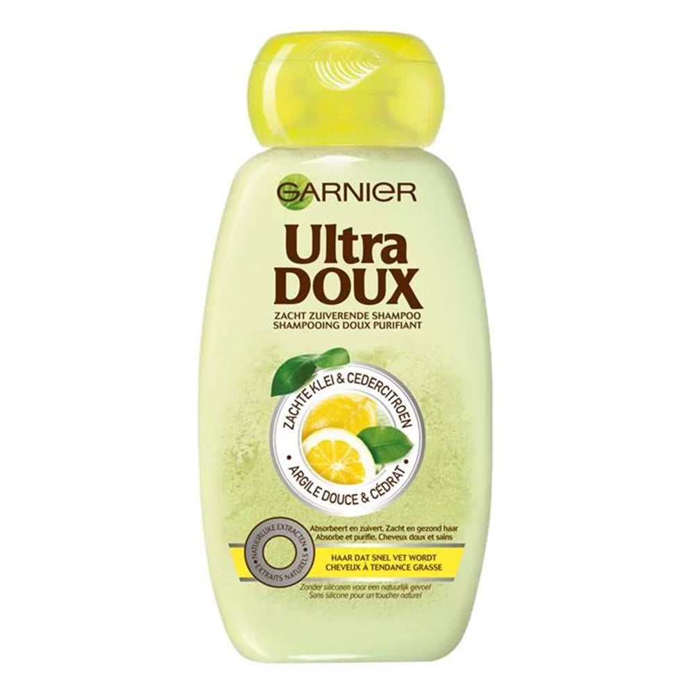 Garnier Ultra Doux - Shampoo - Zachte Klei & Cedercitroen - 250ml