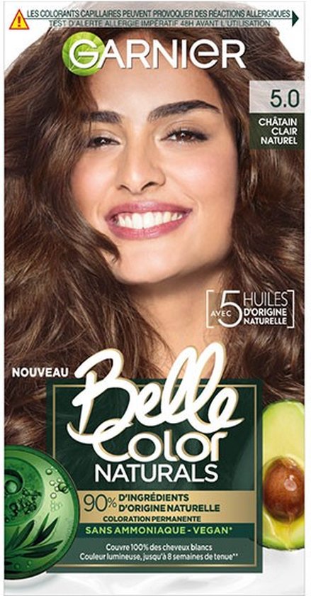 Garnier Belle Color Naturals Coloration N°5.0 Châtain Clair Naturel