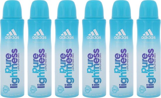 Adidas Women Pure Lightness Deodorant spray - 6 x 150 ml