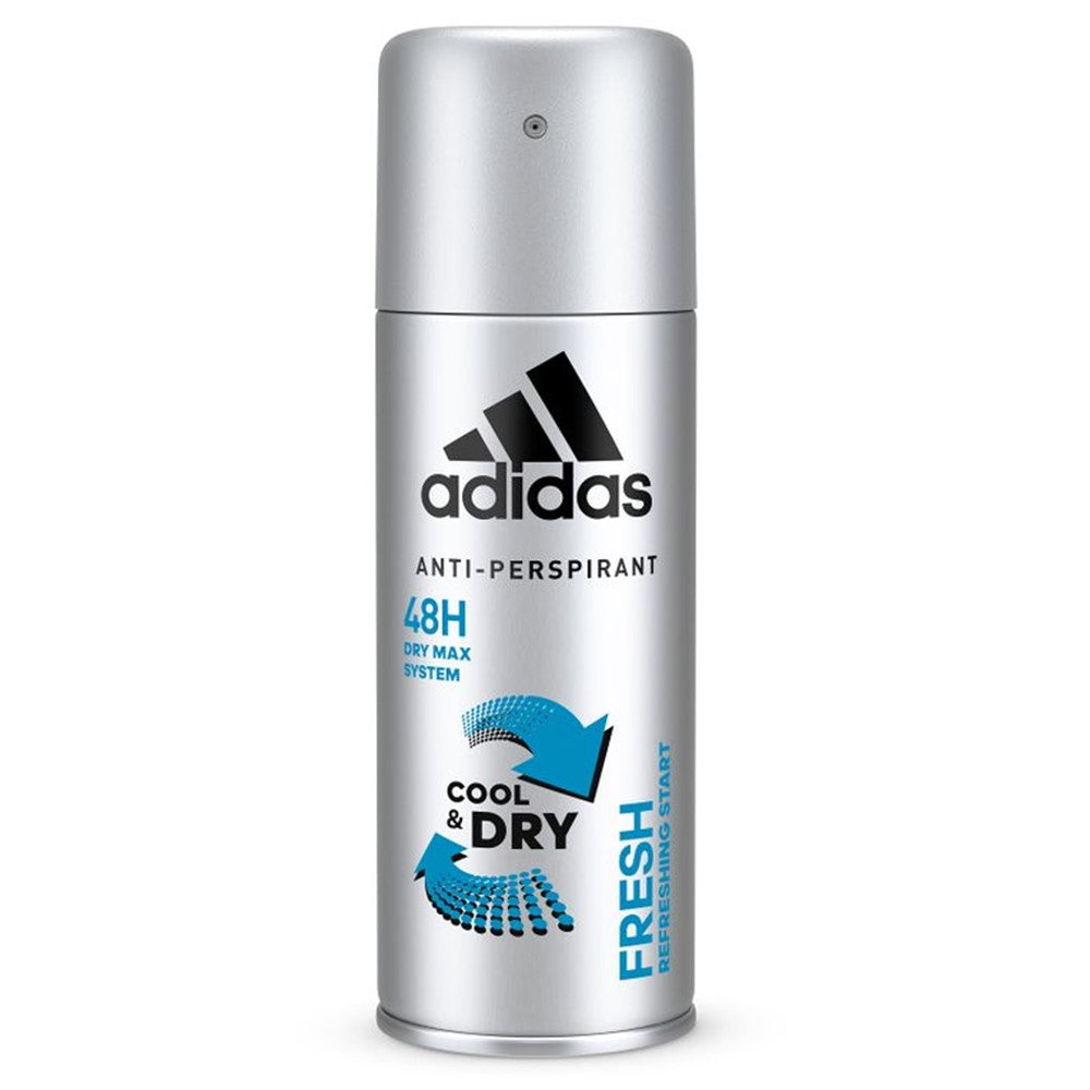 Adidas Men - Deodorant - Spray - Cool & Dry - Fresh Refreshing Start - 150ml