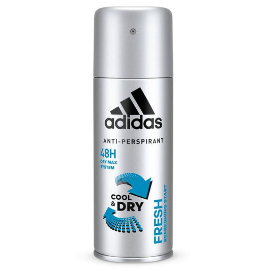 Adidas Men - Deodorant - Spray - Cool & Dry - Fresh Refreshing Start - 150ml