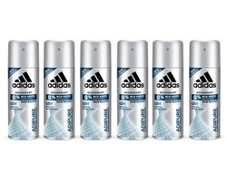 Adidas Adipure - 6 x 150 ml - Deodorant - Voordeelverpakking
