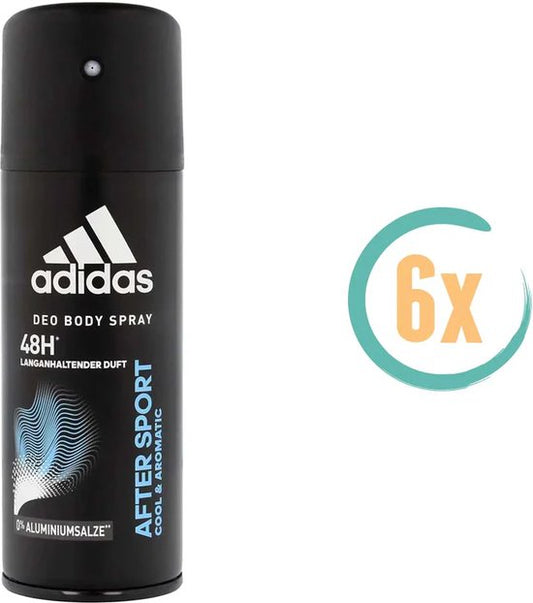 6x Adidas After Sport Deospray 150ml