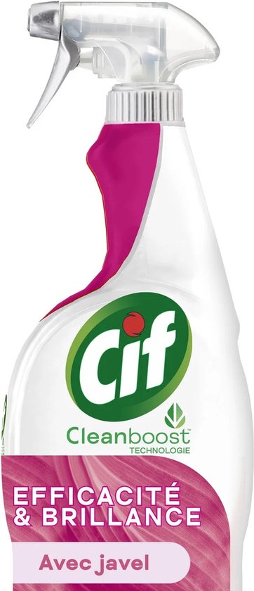 Cif 750ml efficiëntie & glans reiniger met bleekmiddel