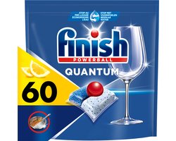 Finish Quantum All in One Citroen Vaatwastabletten - 60 Capsules