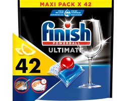 Finish Ultimate All in One Citroen Vaatwastabletten - 42 Capsules