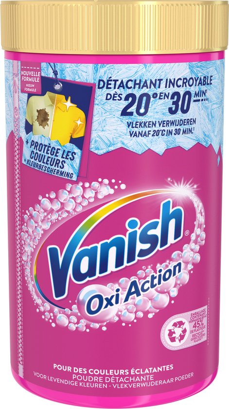 Vanish Oxi Action Wasbooster Poeder - Vlekverwijderaar Voor Gekleurde Was - 1,41kg