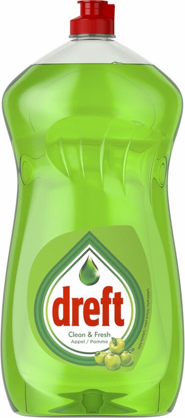 Dreft Clean & Fresh Afwasmiddel Apple 1200 ml