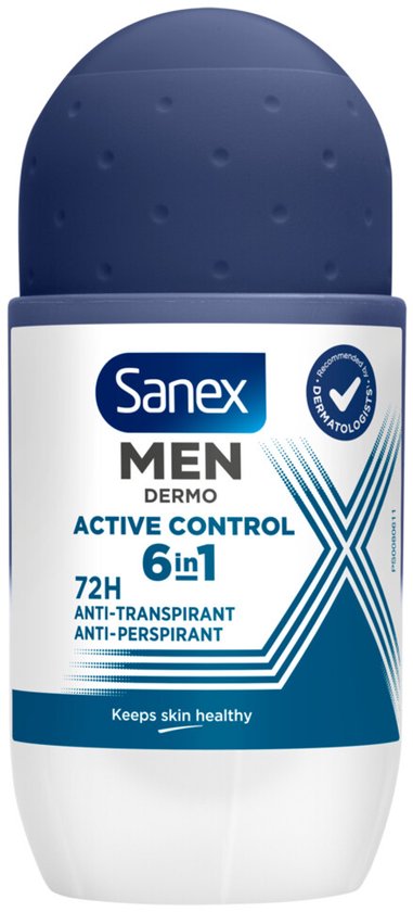 Sanex Deodorant Roller Men Active Control - 53 ml
