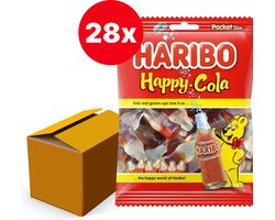 Haribo Happy Colaflesjes - 28 x 75gr