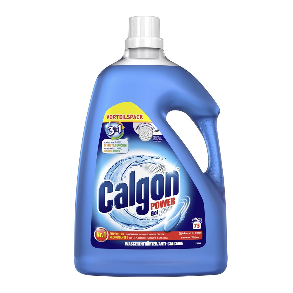 Calgon 3 in 1 Power Gel - wasmachine reiniger -3,75 l