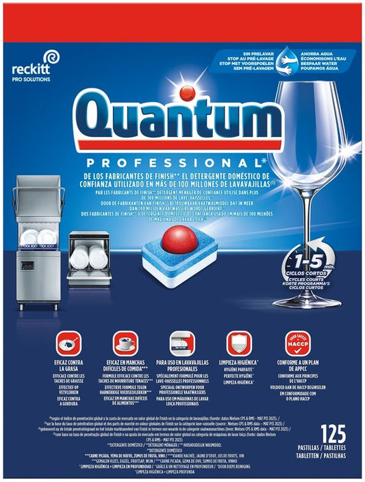 Finish Professional - Powerball - Vaatwastabletten - Hygiënische bescherming - 125 Tabletten