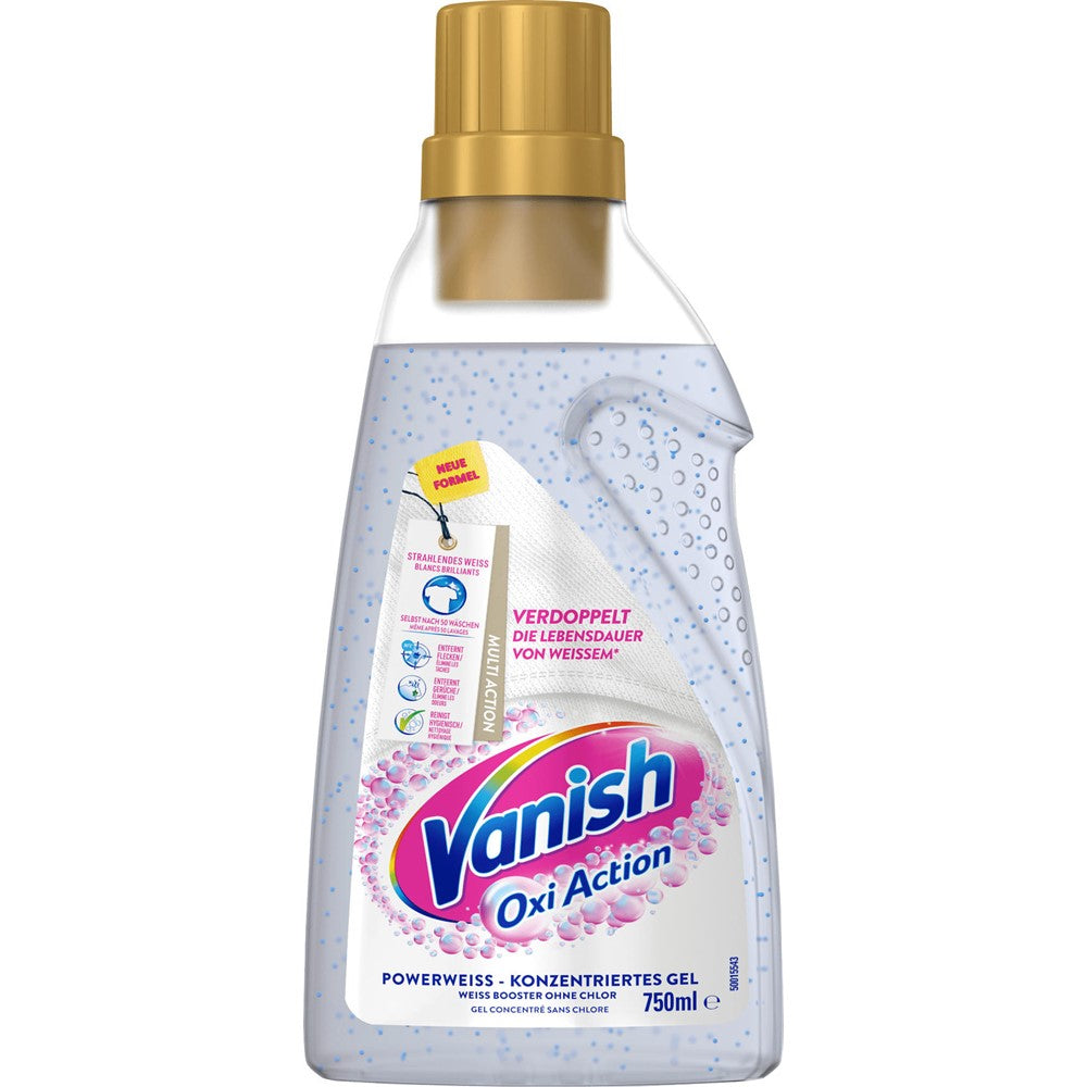 Vanish - Vlekverwijderaar - Gel - Oxi Action - Power White - 750ml