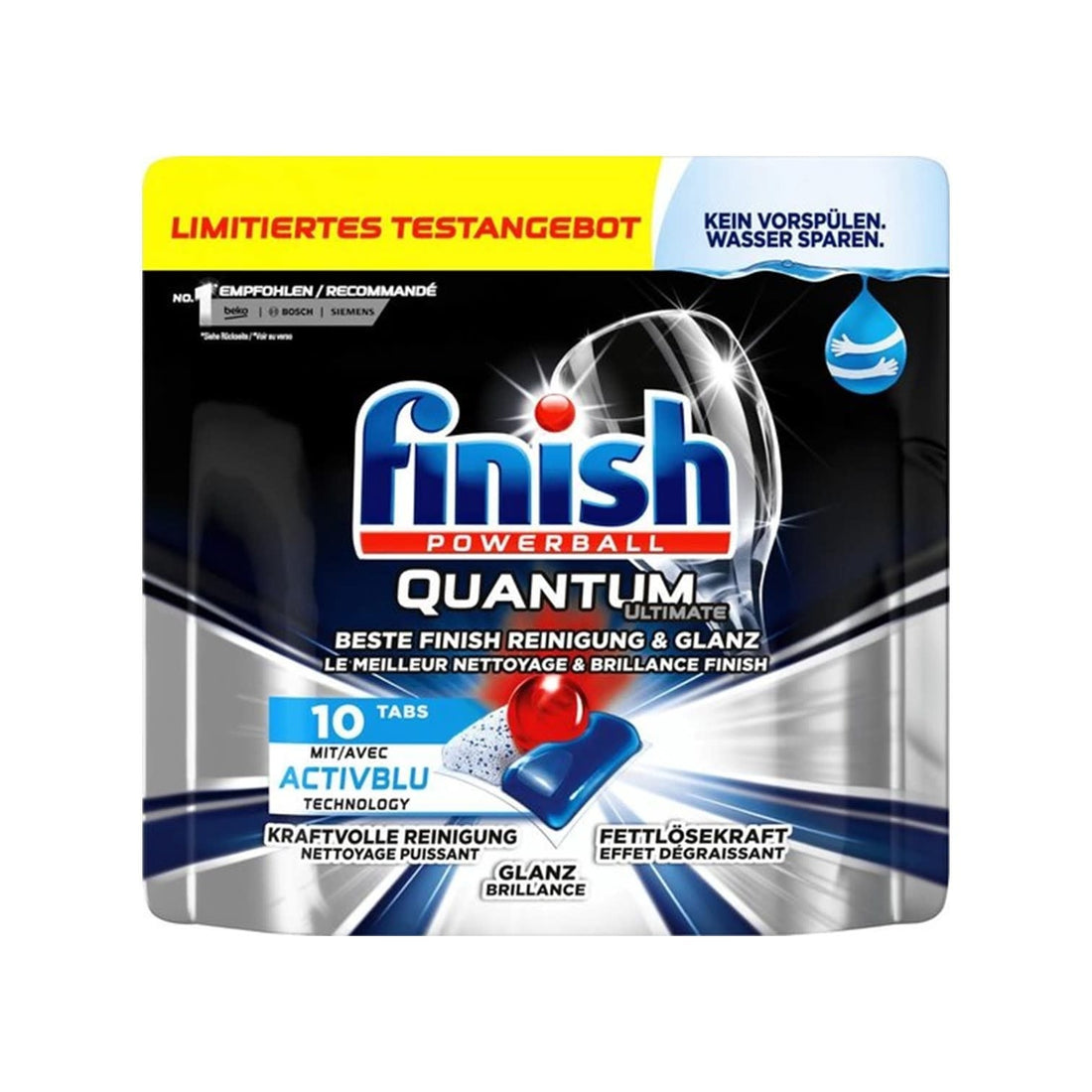 Finish Powerball - Vaatwas - Tablet - Quantum Ultimate - 10 Tabs