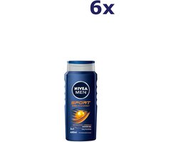 6x Nivea men Douchegel sport 400 ml