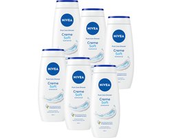 NIVEA Crème Soft Douchecrème - Body Wash - Hydraterend met Amandelolie - Voordeelverpakking - 6 x 250 ml