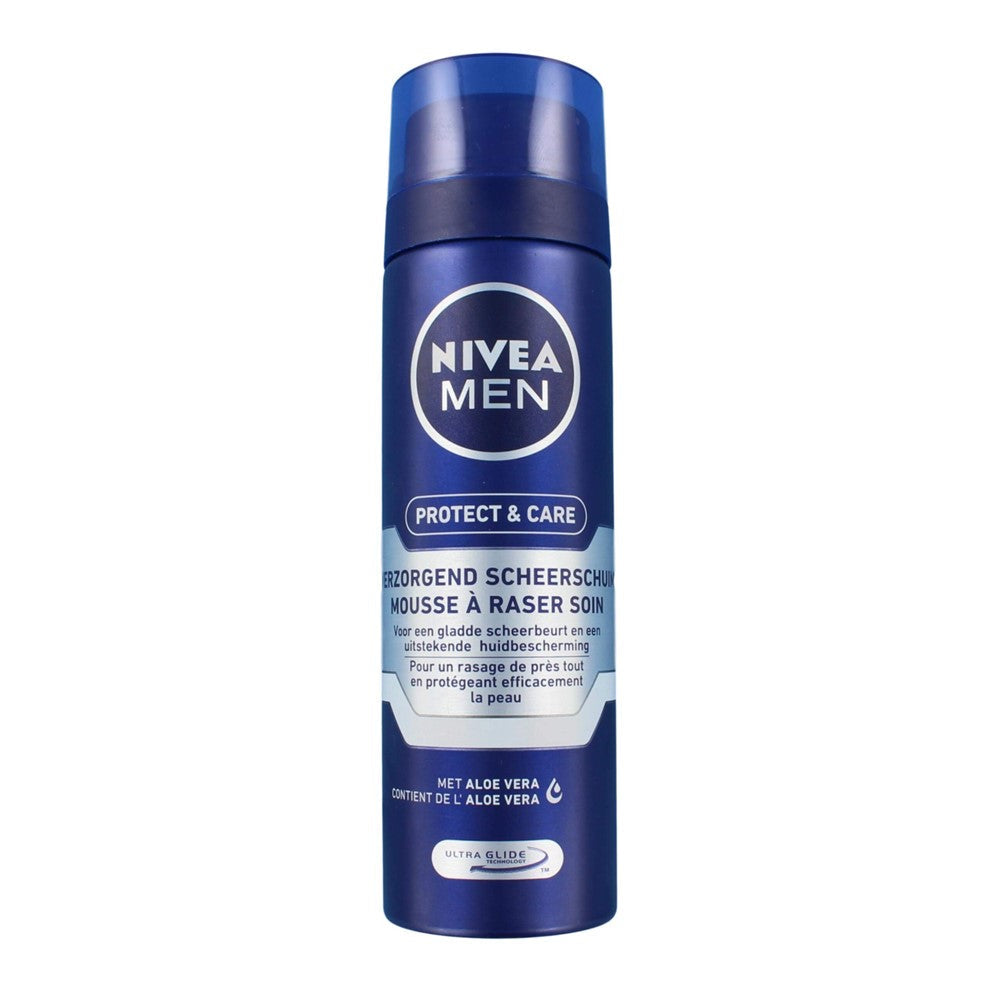 Nivea Men - Scheerschuim - Protect & Care - Aloe Vera - 200ml