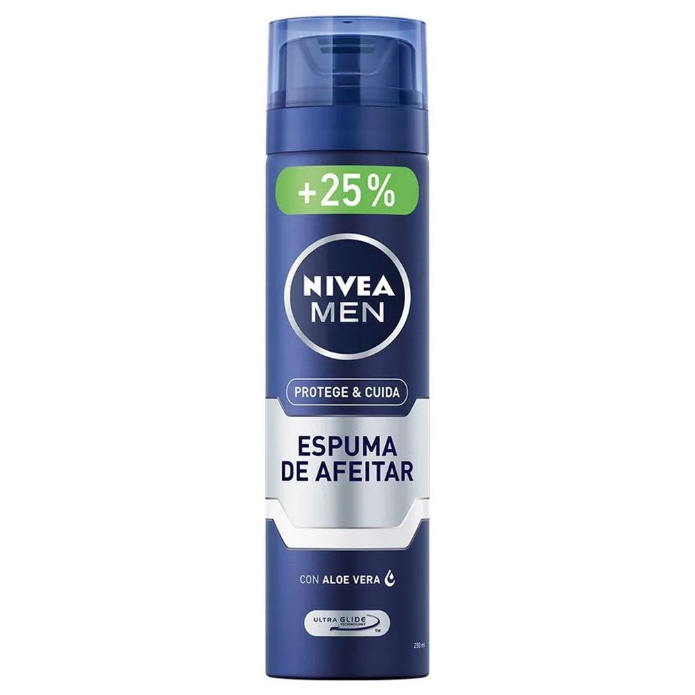 Nivea Men - Scheerschuim - Protect & Care - Aloe Vera - 250ml