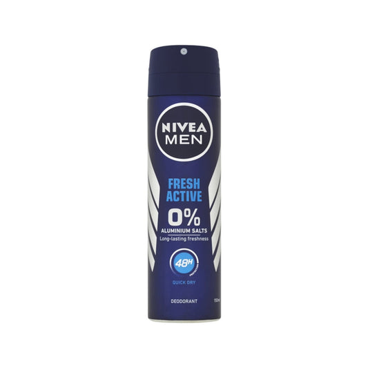 Nivea Men - Deodorant - Spray - Fresh Active - 0% Aluminium - 150ml