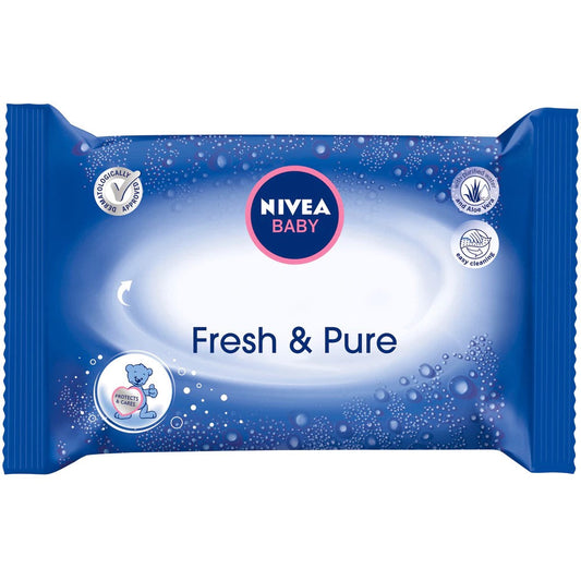 Nivea - Babydoekjes - Fresh & Pure - 63st