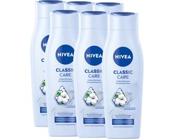 NIVEA Classic Mild Haar Shampoo - Verzorgt mild voor een Gezonde Glans - Haarshampoo - Voordeelverpakking - 6 x 250 ml