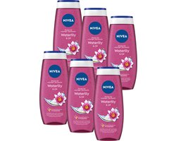NIVEA Waterlily & Oil Douchegel – Shower Gel Met Vitamine C & E - Voordeelverpakking 6 x 250 ml