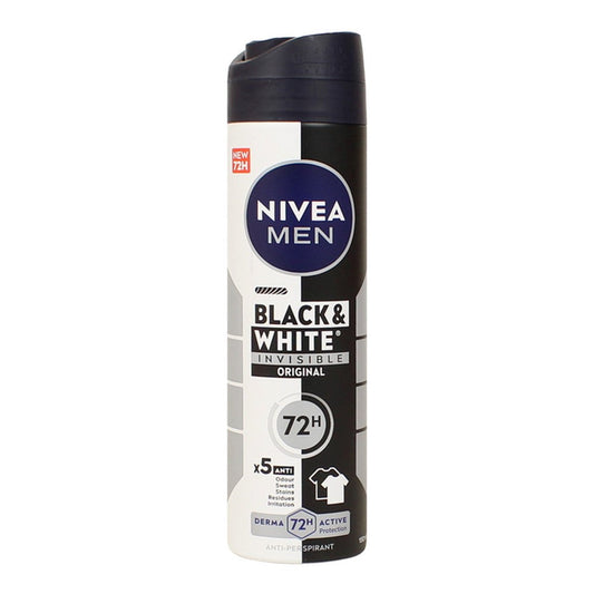 Nivea Men - Deodorant - Spray - Invisible Black & White - 150ml