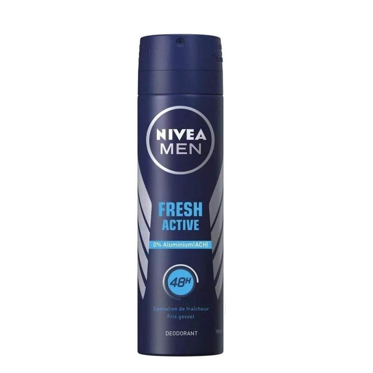 Nivea Men - Deodorant - Spray - Fresh Active - %0 ACH - 150ml