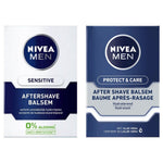 Nivea - Display - Aftershave - Protect&Care + Sensitive - 2 Assortimenten - 12 Stuks