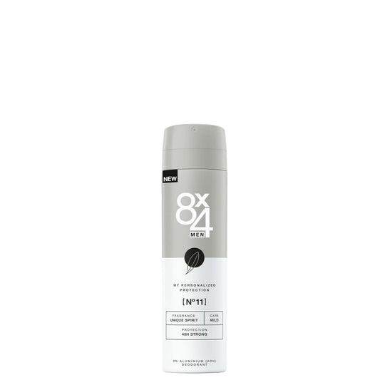 8x4 Men - Deodorant - Spray - Unique Spirit - NÂ°11 - 150ml