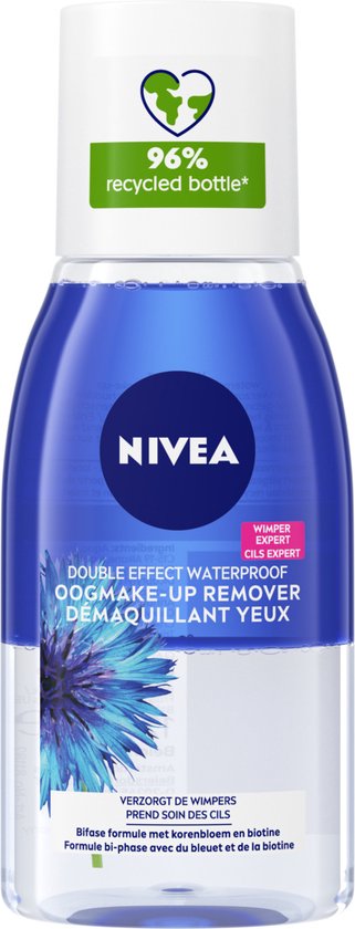 NIVEA Double Effect Waterproof Oogmake-up Remover - Make up Remover - Cleanser - 125 ml