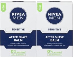 Nivea Men Sensitive After Shave Balsem - Duopak - 2 x 100 ml