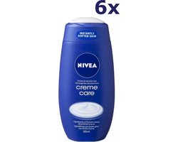 6x Nivea Douchegel - Creme Care 250 ml