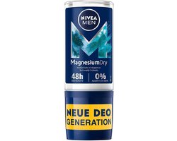 Nivea Men Deo-roll on 48h Magnesium Dry - 6x50ml - Voordeelverpakking