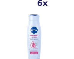 6x NIVEA Diamond Gloss Care Shampoo 250 ml