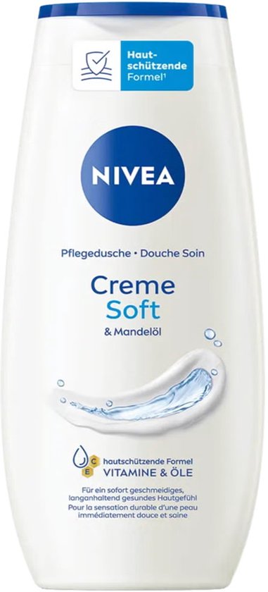NIVEA - Creme Soft - Douchecrème - 250 ml - Voor een Zacht en Gezond Huidgevoel
