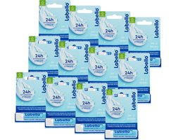 Labello hydro care blister - Hydraterend - SPF 15 - Sheaboter - Lippenbalsem - Voordeelverpakking - 12x