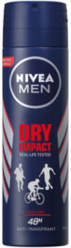 Nivea Men - Deodorant - Spray - Dry Impact - 150ml