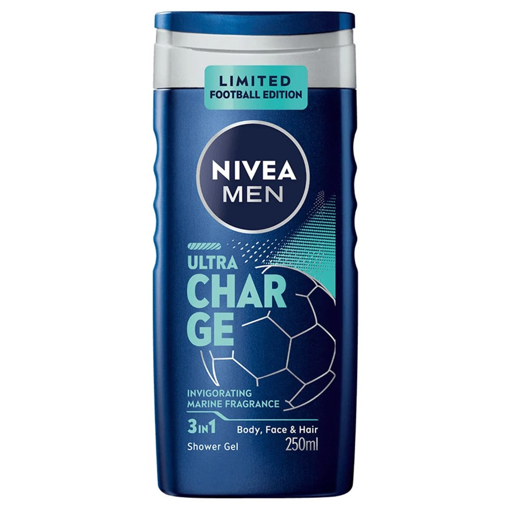 Nivea Men - Douchegel - 3in1 - Ultra Charge - 250ml
