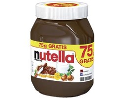 Nutella 6 x 750 + 75g potjes