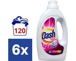 Dash Vloeibaar Wasmiddel Kleur Fris - 6 x 1.1 l (120 wasbeurten)