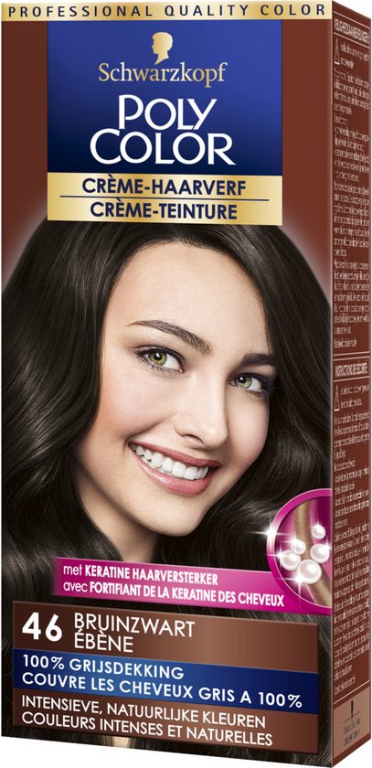 Schwarzkopf Poly Color Creme  Haarverf 46 Bruinzwart - 1 stuk