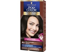 Schwarzkopf Poly Color Creme  Haarverf 46 Bruinzwart - 1 stuk
