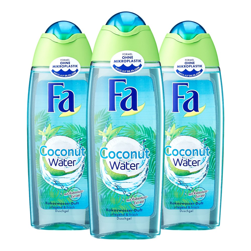 Fa - Douchegel - Coconut Water - 3x250ml