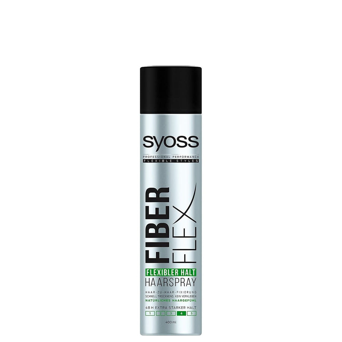 Syoss - Haarspray - Fiber Flex - Flexible Hold - Extra Strong Hold 4 - 400ml