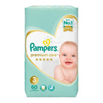 Pampers Premium Care - Luiers - Size 3 - 6-10kg - 60 Stuks